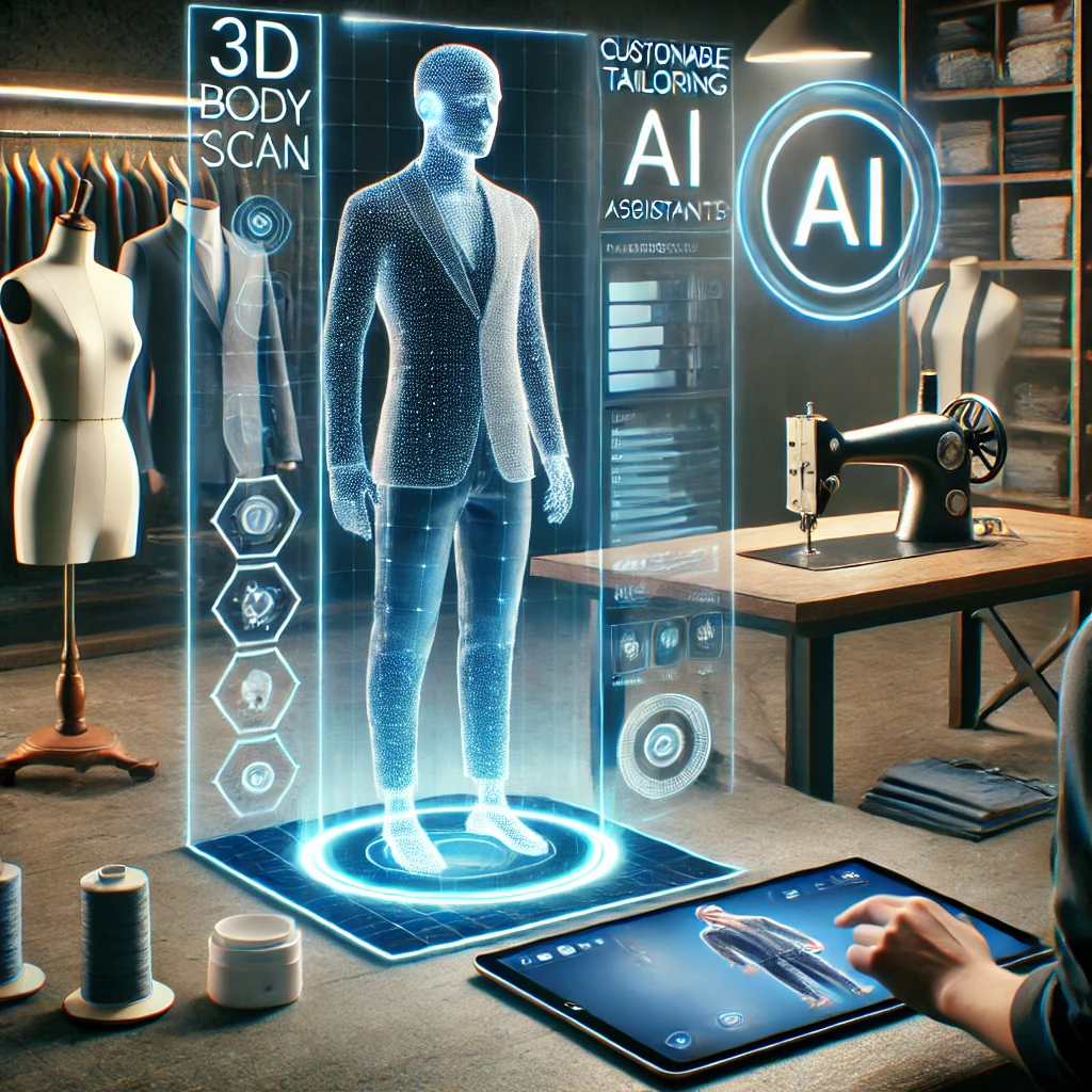 AI driven custom made tailoring 